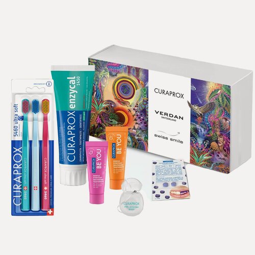 Изображение товара Подарочный набор CURAPROX для ухода за полостью рта для взрослых и детей