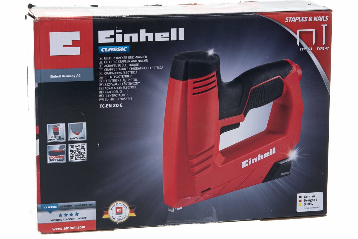 Гвоздескобозабивные Пистолеты Аккумуляторные Степлер электрический Einhell TC-EN 20 E
