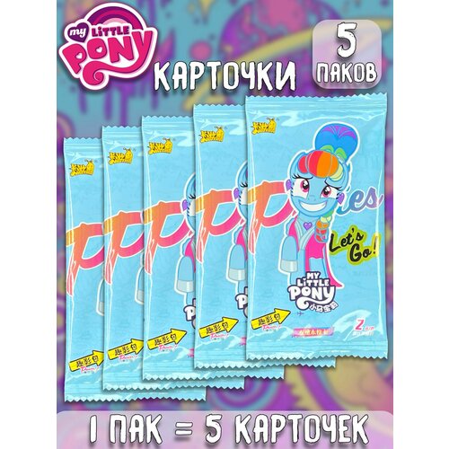 My little pony улыбочка аниме коллекционные карточки 5 паков 550₽