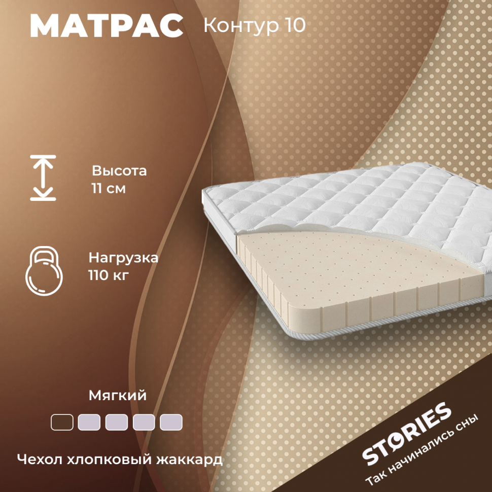 Матрас Stories Контур 10 80x170