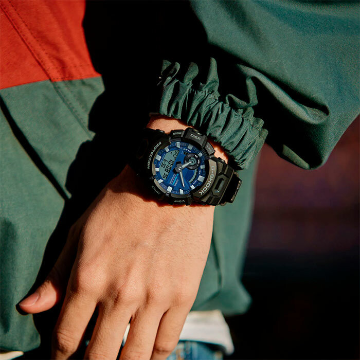 Наручные часы CASIO G-Shock, черный, синий — фото 1