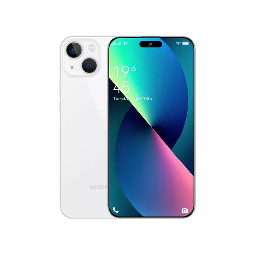 Смартфон I15 PLUS 67 дюйма Android 1412 ГБ512 ГБ Белый 10125₽