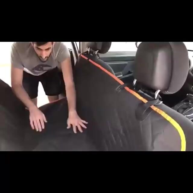 Автогамак для собак в машину универсальный гамак для собак в авто багажник — фото 1