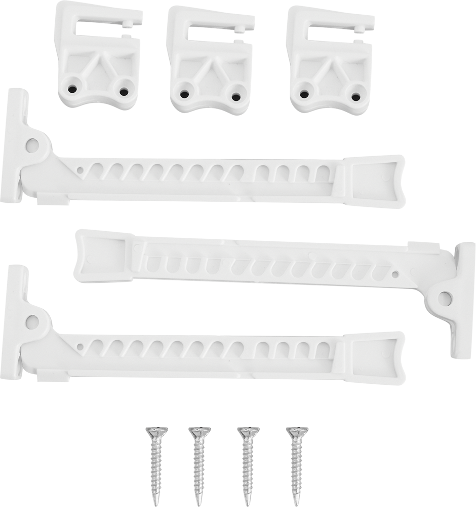 Блокиратор на окно «Гребенка» пластик цвет белый — фото 1