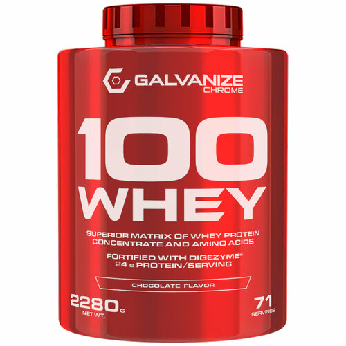 Galvanize Nutrition 100 Whey - 2280 грамм, шоколад