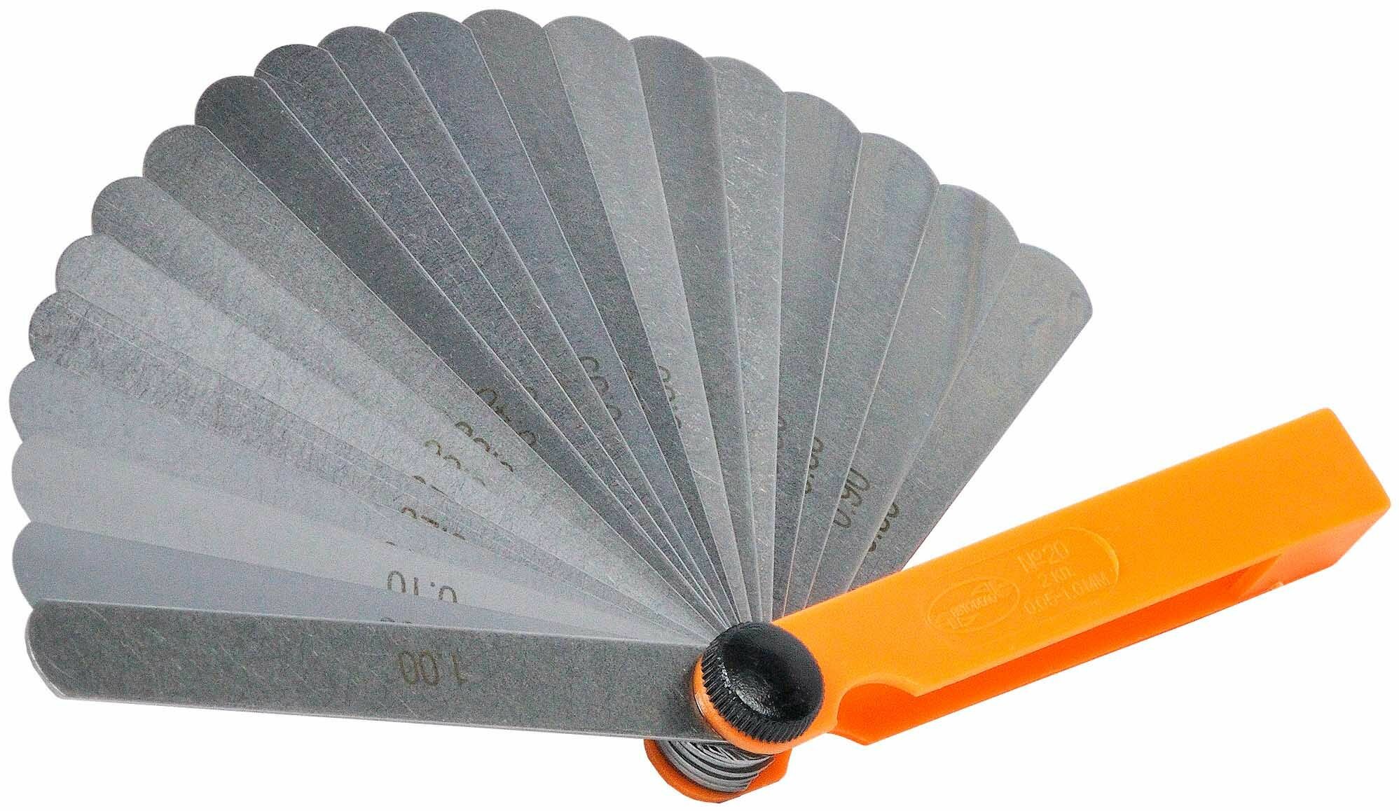 Набор щупов №20 100 мм (0.05-1.0 мм) Автодело — фото 1