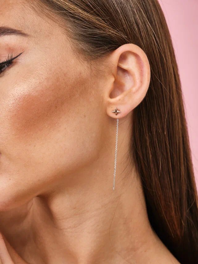 Серьги цепочки