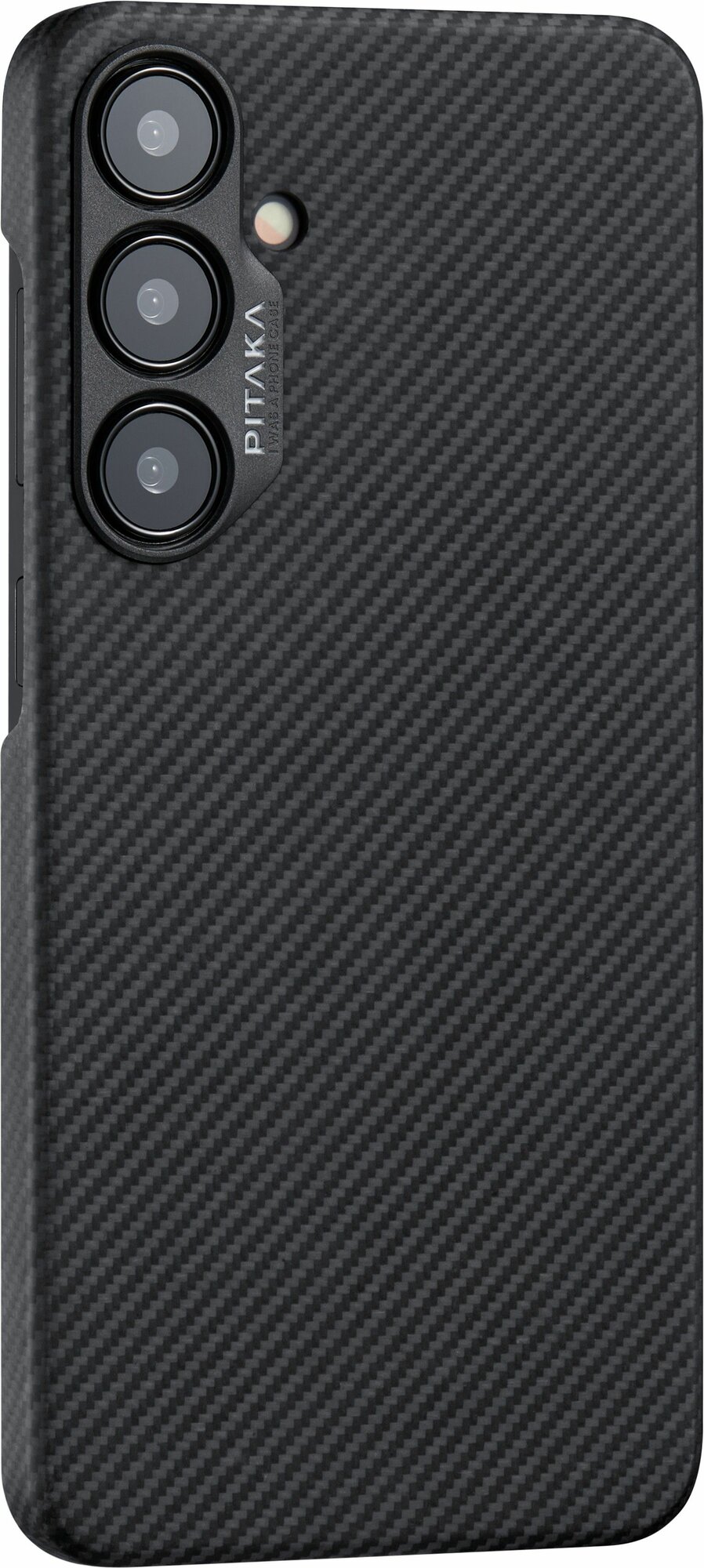 Чехол Pitaka MagEZ Case 4 для Samsung S24 Plus, черный/серый (Black/Grey Twill) — фото 1