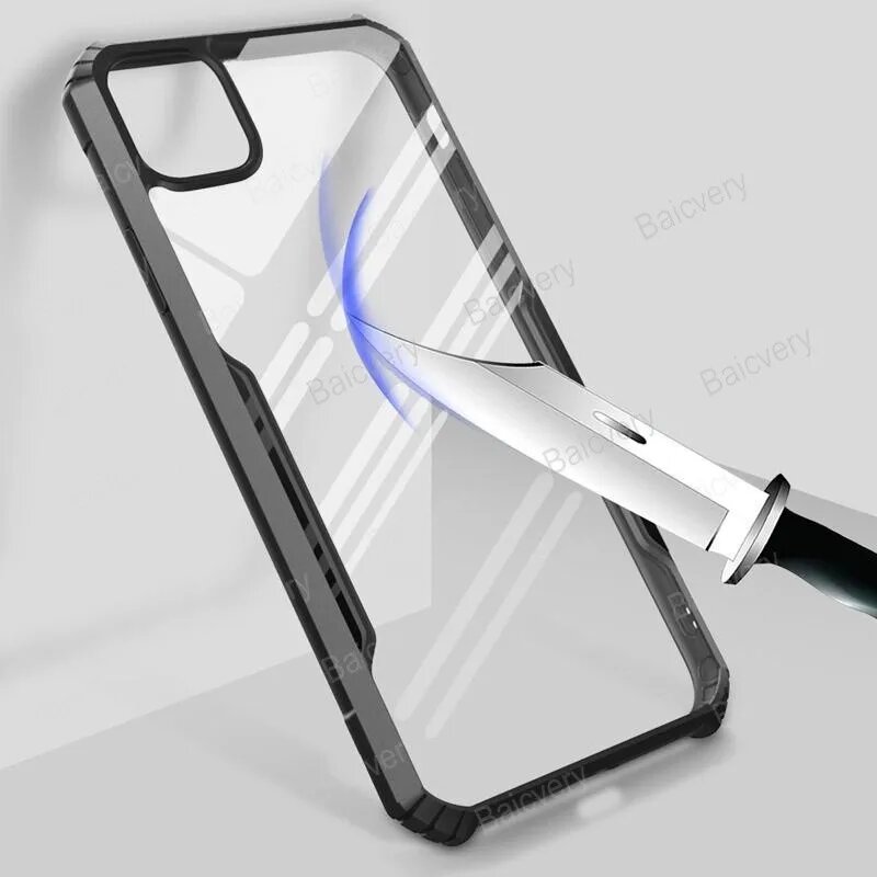 Мягкий силиконовый чехол для Tecno POVA 6 Neo / Pova 6 / Pova 6 Pro LI9, полная защита задней панели, противоударный чехол, Черный, Tecno Pova 6 — фото 1
