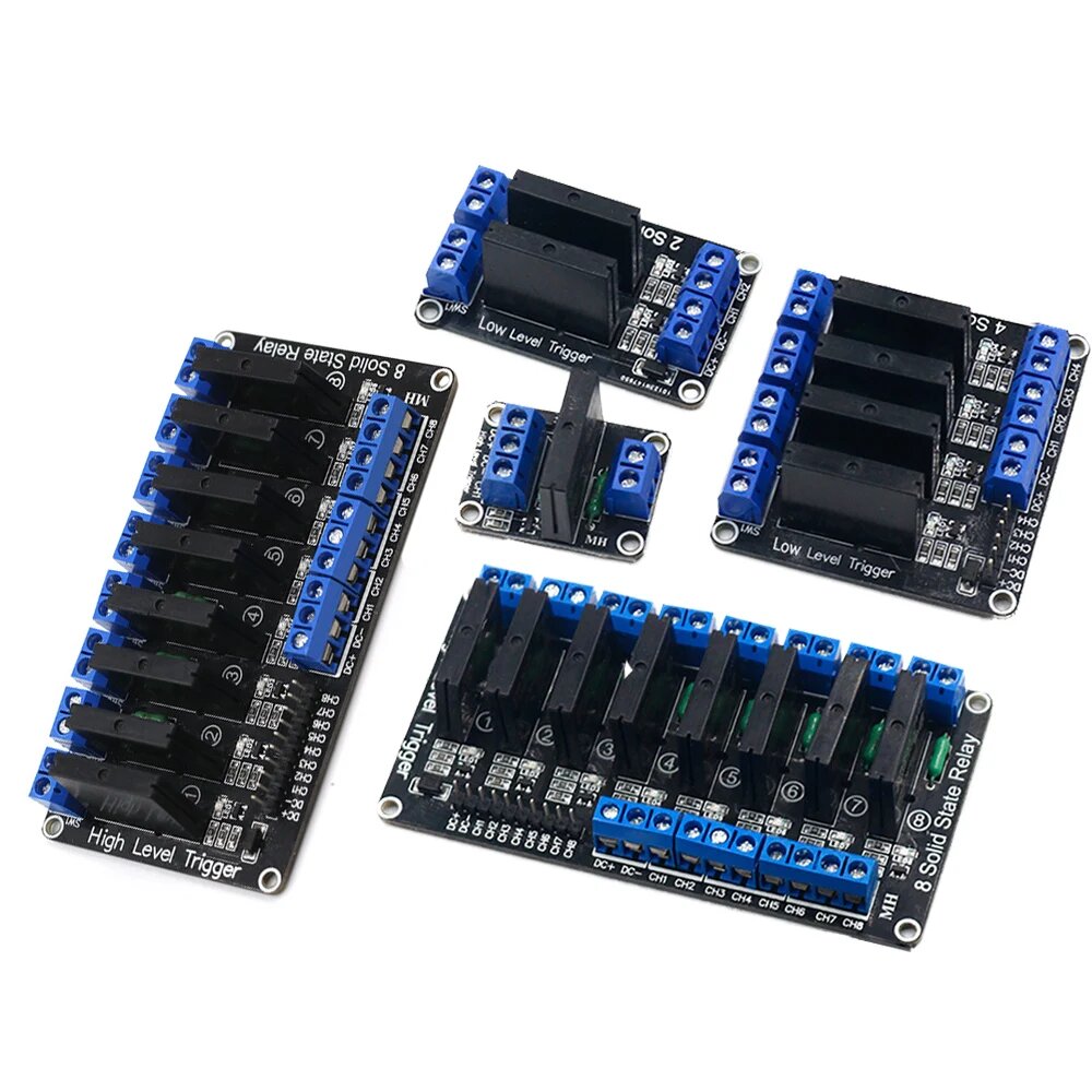 Javino G3MB-202P 5В 240В твердотельный релейный модуль 1/2/4/6/8 каналов