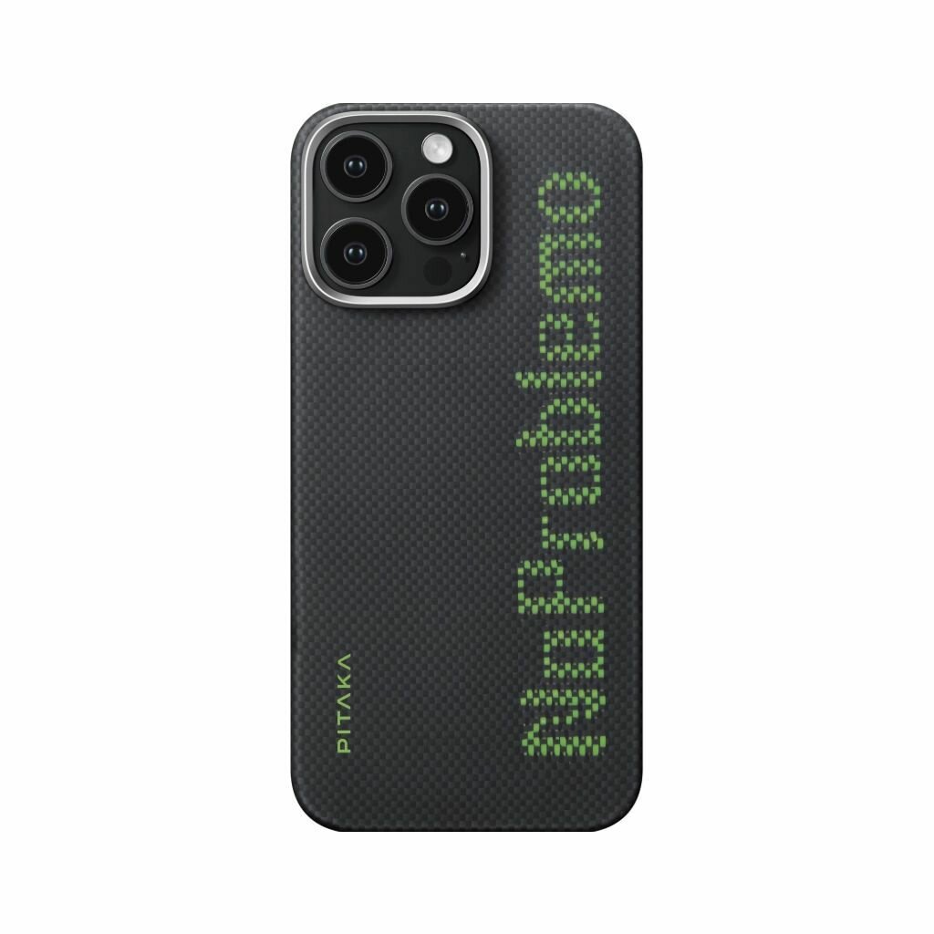 Чехол PITAKA Aries Tactile Woven Case для iPhone 16 Pro 6.3", принт без проблем (NoProblemo)