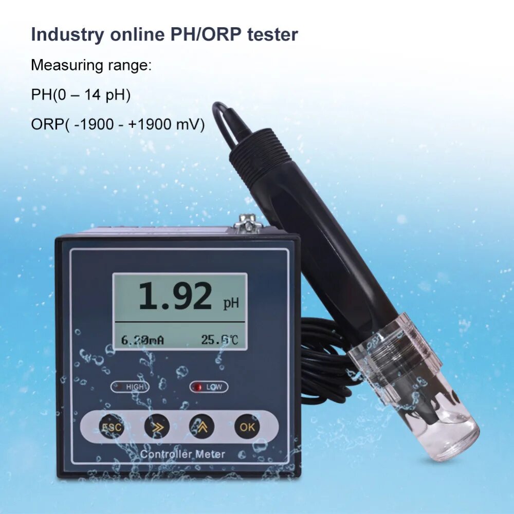 Цифровой pH-метр Yieryi PH-110 для сточных вод
