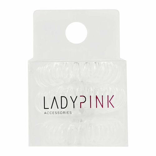 Набор резинок для волос LADY PINK BASIC SLINKY box, 3 штуки в упаковке