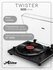 Виниловый проигрыватель Alive Audio TWISTER Black c Bluetooth