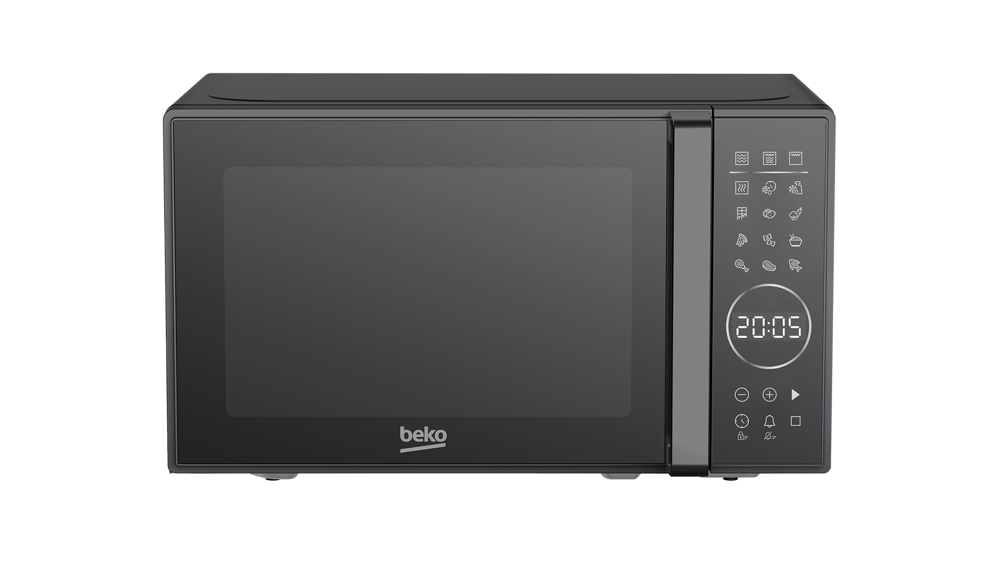 Микроволновая печь Beko MGC20130BB, 20 л, с поворотным столом, черный