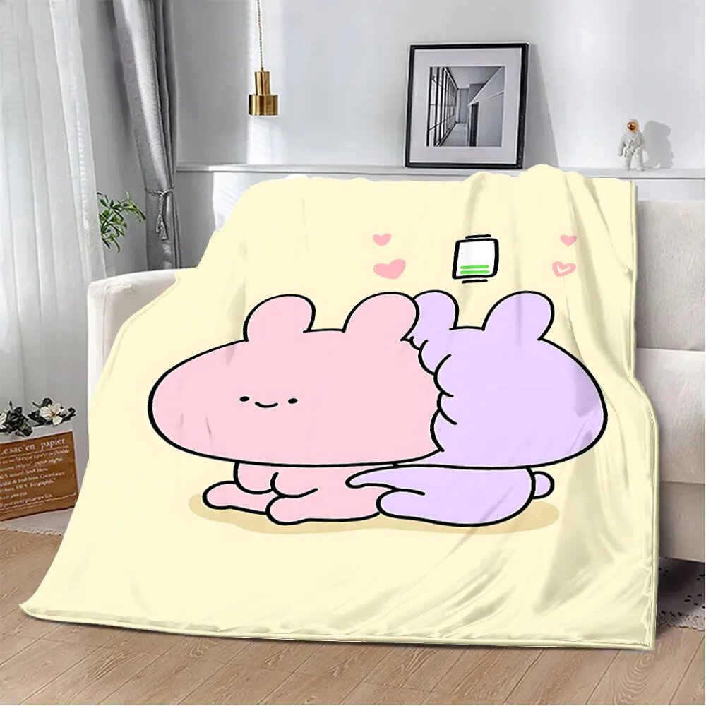 Asamimichaan Asleep одеяло One-layer 150x200cm Розовый