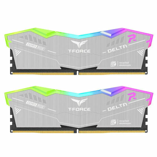 Оперативная память Teamgroup T-Force Delta RGB ECO 64Gb 2x32Gb DDR5-6000 DIMM FF2D564G6000HC38JDC01 21263₽