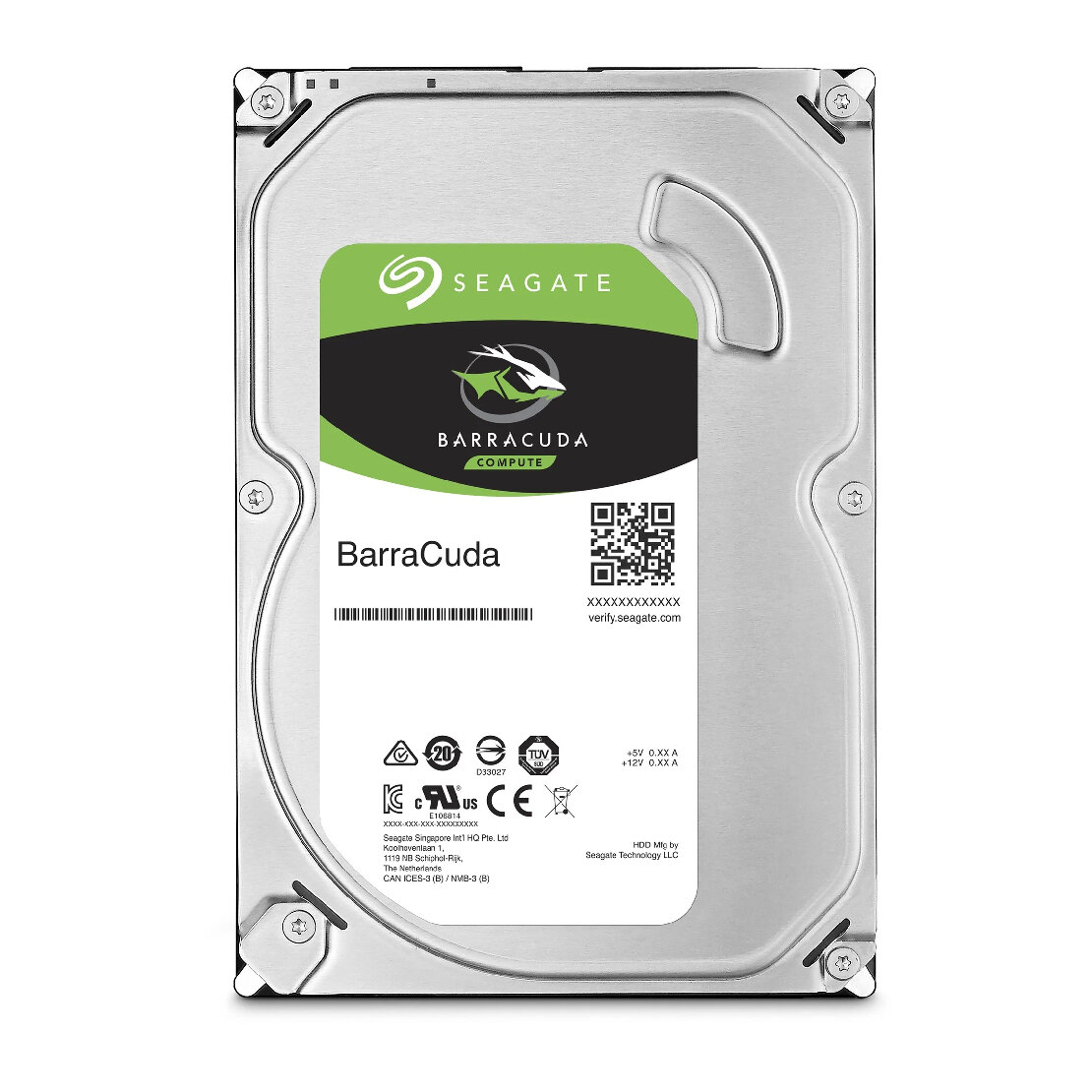 Жесткий диск 3.5" Seagate ST8000DM004, 8000 Гб, 5400 об/мин, SATA III 6 Гбит/с