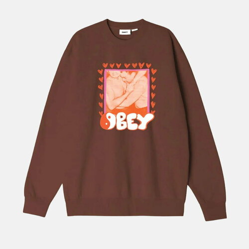 фото Толстовка obey, размер xl, , sepia