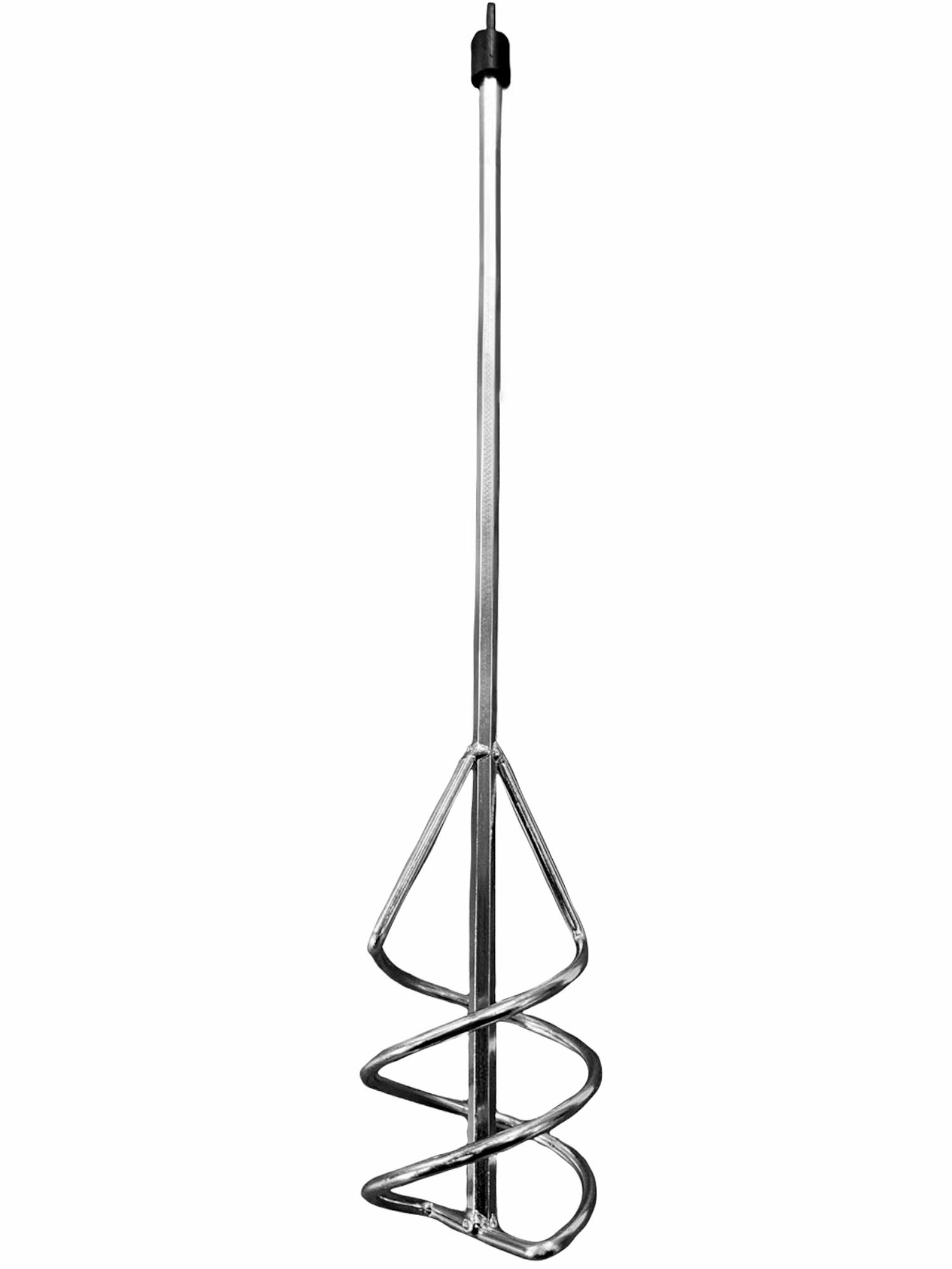Насадка-миксер для гипса Vertextools 0026-120-600 HEX 120x600 мм  сталь