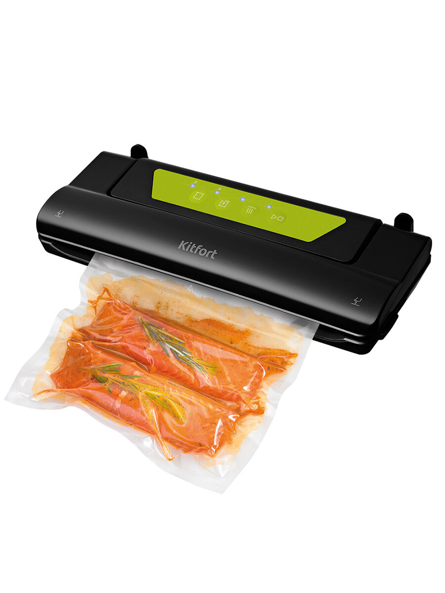 Вакууматор Kitfort КТ-1528-2 черно-салатовый