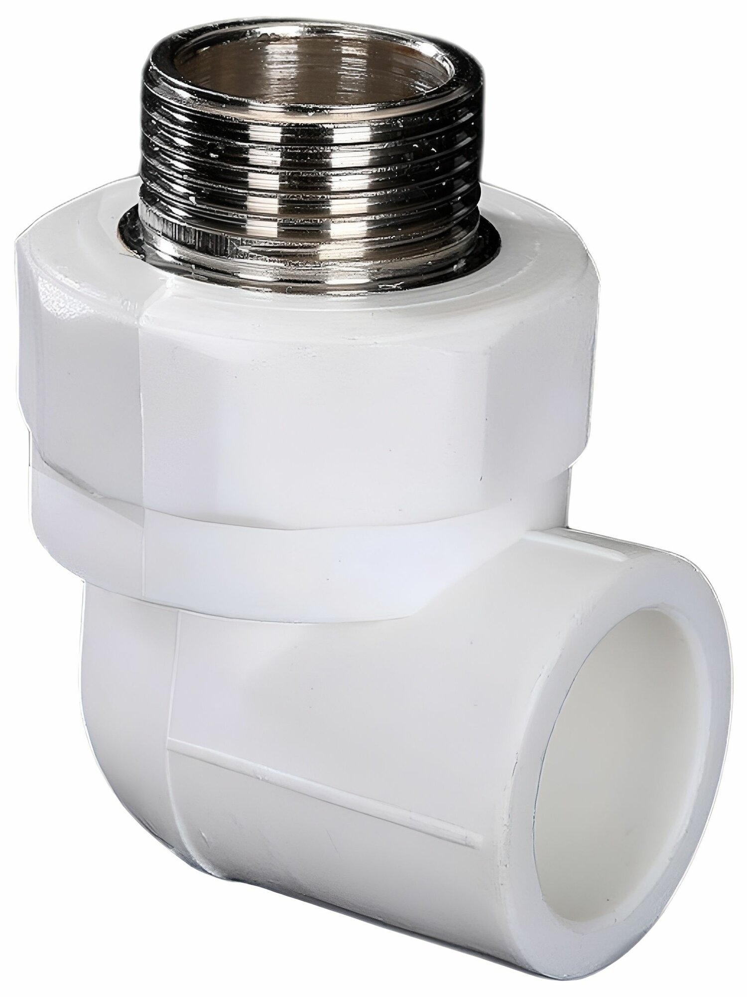 Уголок полипропиленовый 20 мм * 3/4 10 шт  угол 90 градусов наружная резьба=v=