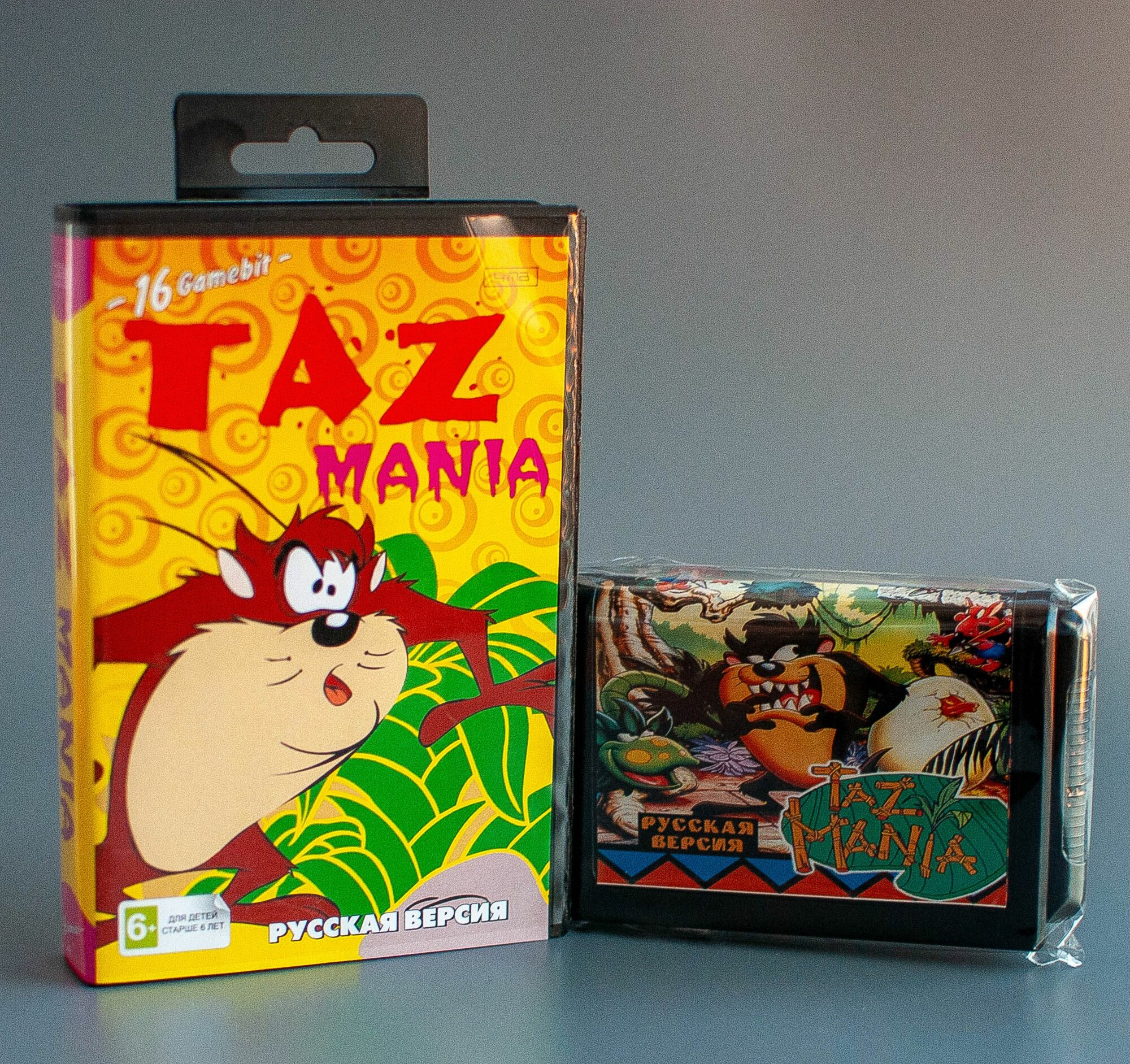 Игра TAZ MANIA SEGA 16bit Русская версия