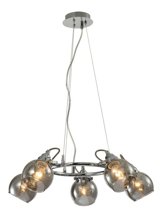 Люстра Rivoli Agnesa 4056-205 дизайн модерн 5 ламп E14 40W