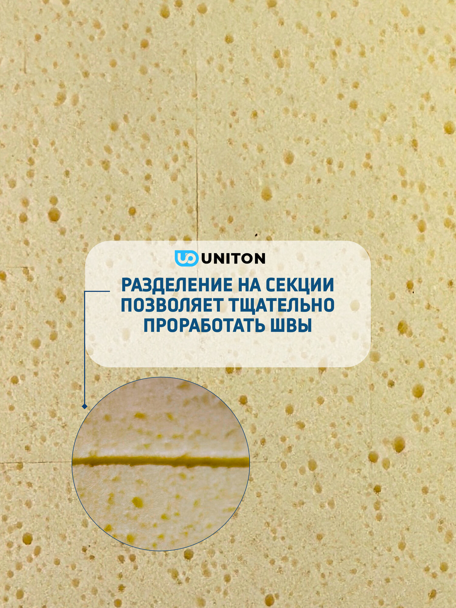 Губка строительная для мытья плитки BIHUI, 280*140*30мм, арт. CFHSS11 — фото 1