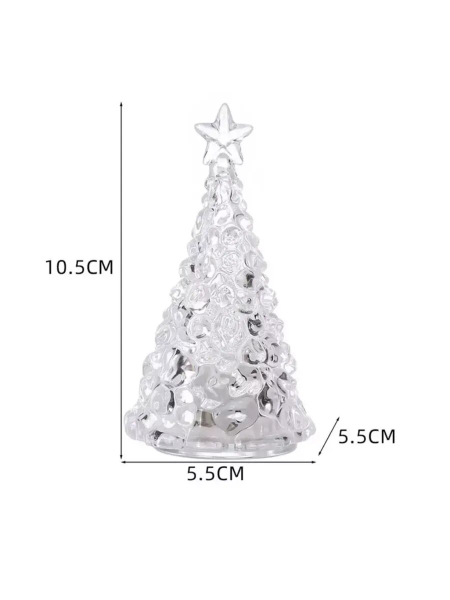 Ёлка настольная с подсветкой 10,5см — фото 1