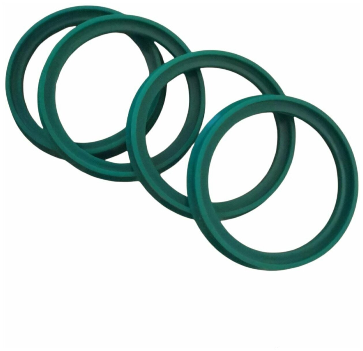 Центровочные кольца для дисков автомобильные проставки колесные высококачественный пластик 671х641 BLACK 4 шт