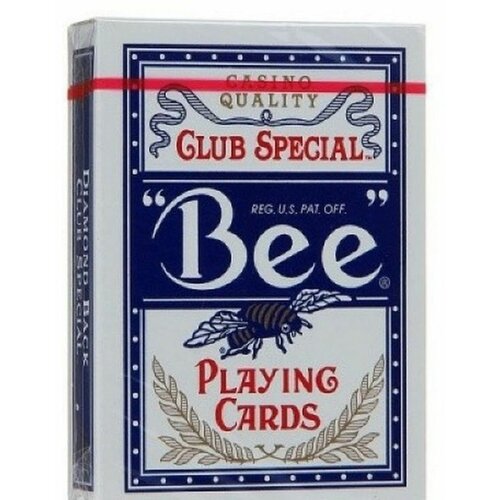Игральные карты Bee Синие