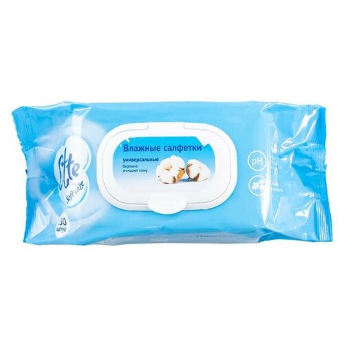 Влажные салфетки Cotte, универсальные, 130 шт.