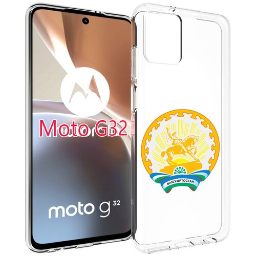 чехол mypads герб хакасия абакан для motorola moto g32 задняя панель накладка бампер Чехол MyPads герб-башкортостан-уфа для Motorola Moto G32 задняя-панель-накладка-бампер