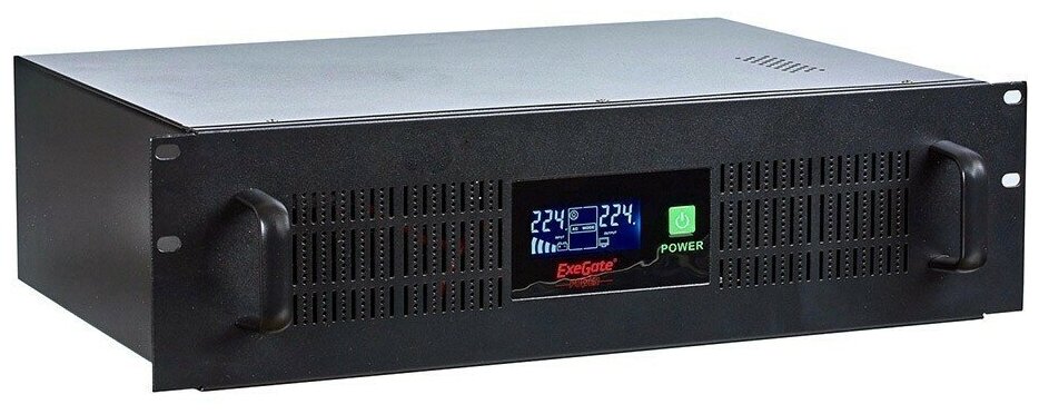 ИБП ExeGate Power Smart UNL-1500 LCD (C13, RJ, USB) (EP285776RUS)