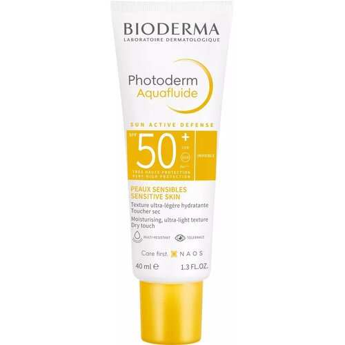 Bioderma Photoderm Aquafluide SPF50+ Солнцезащитный аквафлюид, 40 мл биодерма фотодерм ar крем spf 50 40 мл bioderma photoderm [000128]