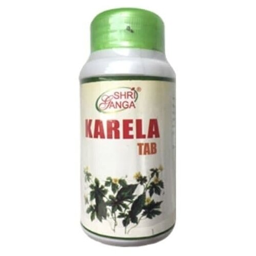 KARELA tab, Shri Ganga (карела, для регуляции сахара в крови, Шри Ганга), 120 таб.