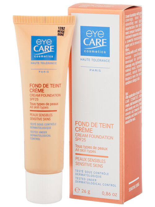 Eye Care Cosmetics Тональный крем Fond de teint creme, 26 мл/26 г, оттенок: beige doré