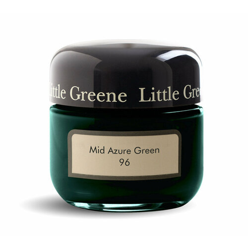 Пробник краски в/э акриловой Little Greene, цвет № 96, MID AZURE GREEN, 60 мл