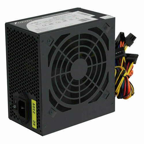 Блок питания PowerMan 600 Ватт PM-600ATX-F в коробке 600WtВатт CPU 12V 44 Pin 1шт PCI-E 62 Pin 2шт FDD 4 Pin 1шт PATA Molex 4шт SATA 5шт 2895₽