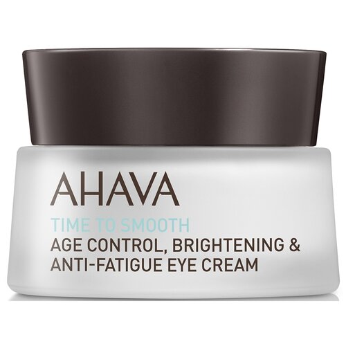 Ahava Time To Smooth Крем для век замедляющий возрастные изменения, придающий сияние и снимающий признаки утомления 15 мл