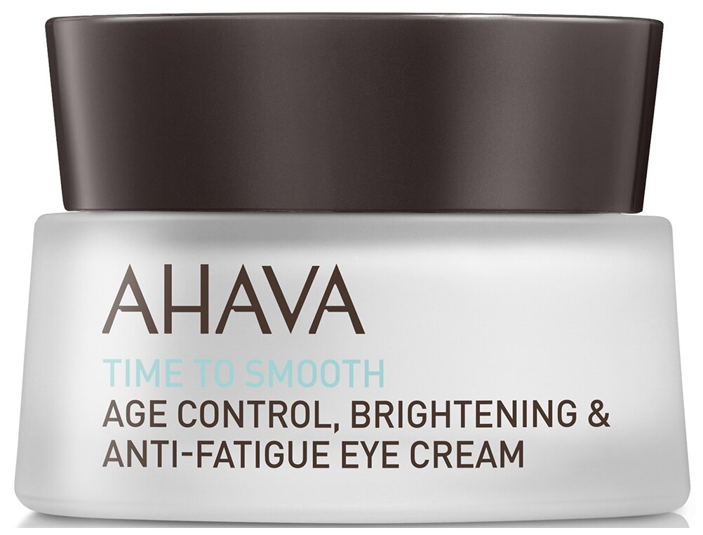 Ahava Time To Smooth Крем для век замедляющий возрастные изменения, придающий сияние и снимающий признаки утомления 15 мл