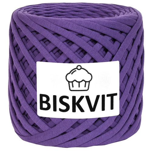 Нить вязальная Biskvit Biskvit, 100 % хлопок, 300 г, 100 м, 1 шт., 220 пурпурный 100 м трикотажная пряжа для вязания шерлок