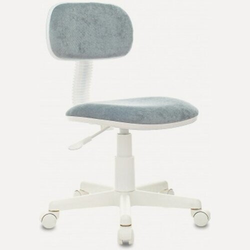 Изображение товара Кресло детское Бюрократ CH-W201NX серо-голубой Light-28 крестов. пластик пластик белый