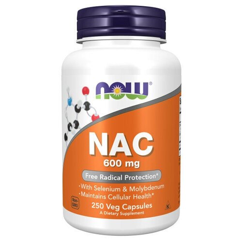 NOW NAC-Acetyl cysteine 600mg 250caps