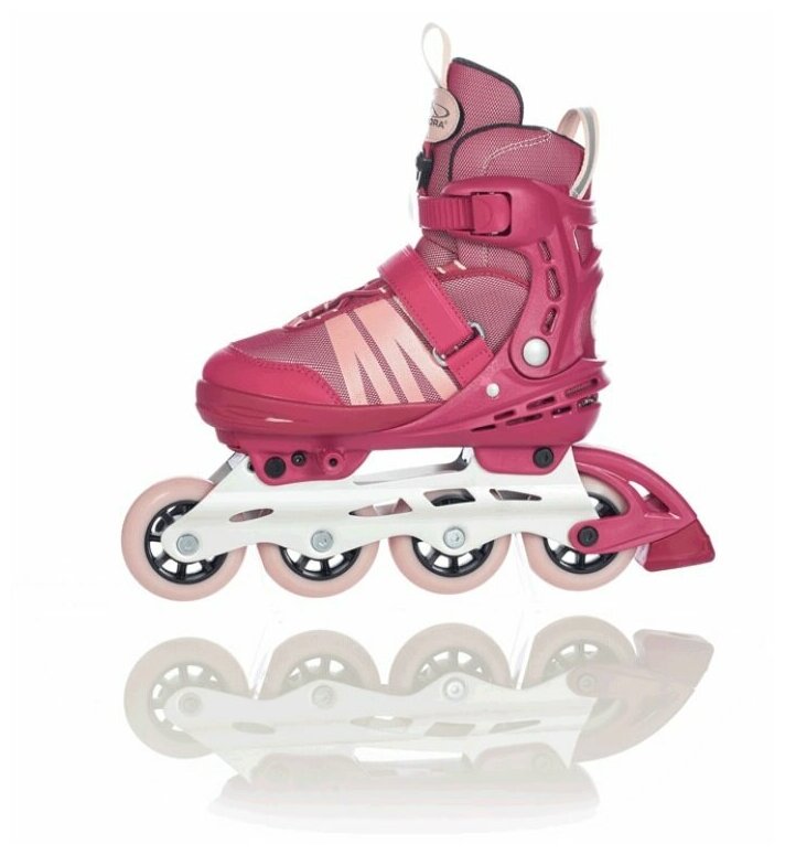 Раздвижные ролики HUDORA inline Skates Comfort, розовые, размер 29-34