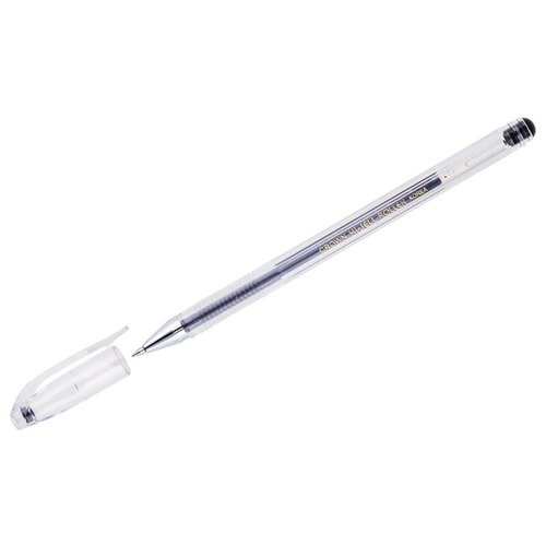 Ручка гелевая неавтоматическая CROWN Hi-Jell черная 0,5мм HJR-500.