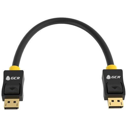 Кабель GCR DisplayPort v1.2 (GCR-DP2DP), 0.5 м, 1 шт., черный