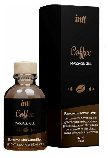 Массажный гель с согревающим эффектом Coffee - 30 мл.