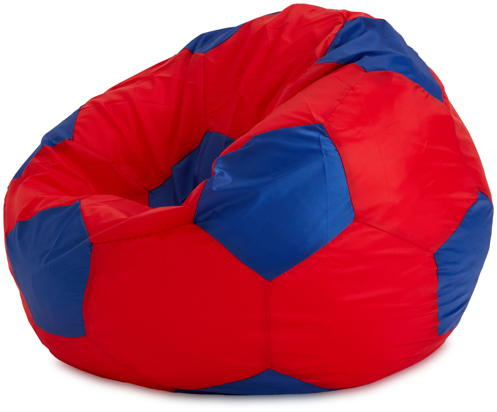 Кресло-мешок «Мяч», XXL, оксфорд, Красный и синий